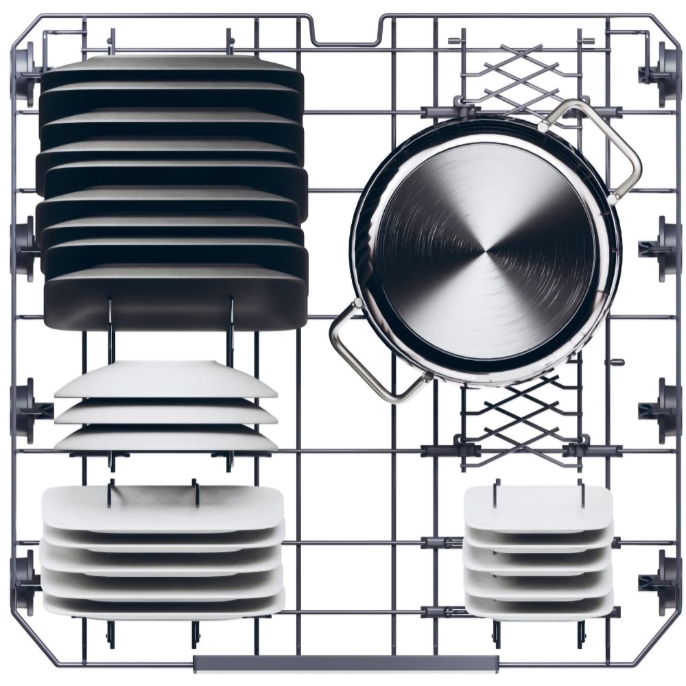 Masina de spalat vase independenta HAIER XF 6C2M1PX, 16 seturi, 10 programe, 60 cm, Clasa C, inox