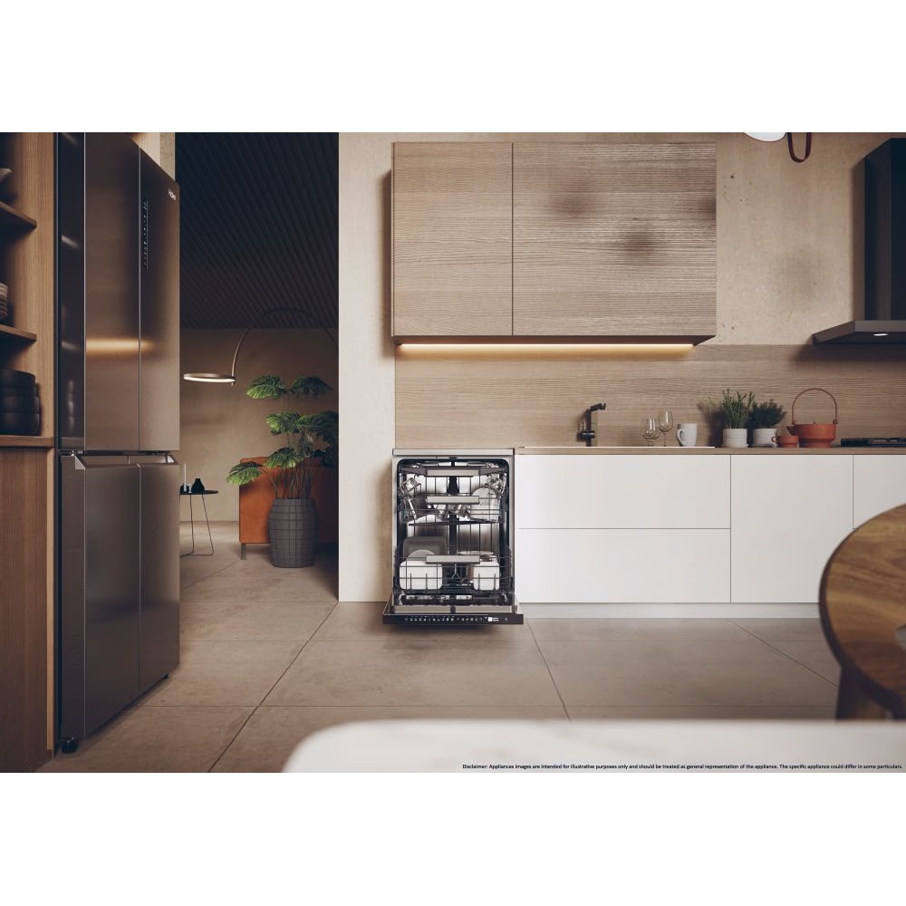 Masina de spalat vase independenta HAIER XF 6C2M1PX, 16 seturi, 10 programe, 60 cm, Clasa C, inox