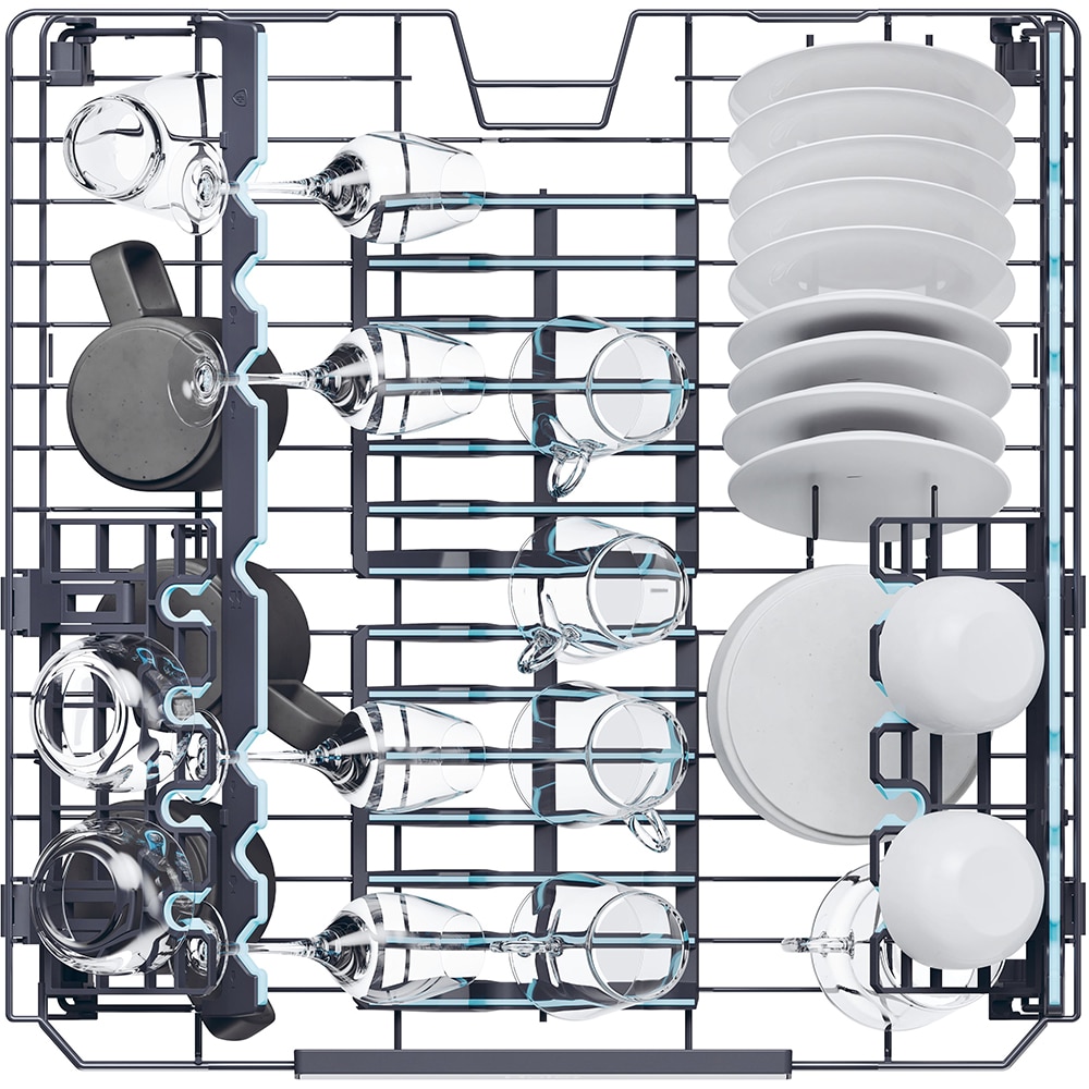 Masina de spalat vase incorporabila HAIER XI 6B0M3PB, 16 seturi, 10 programe, 60 cm, Clasa B, panou comanda negru