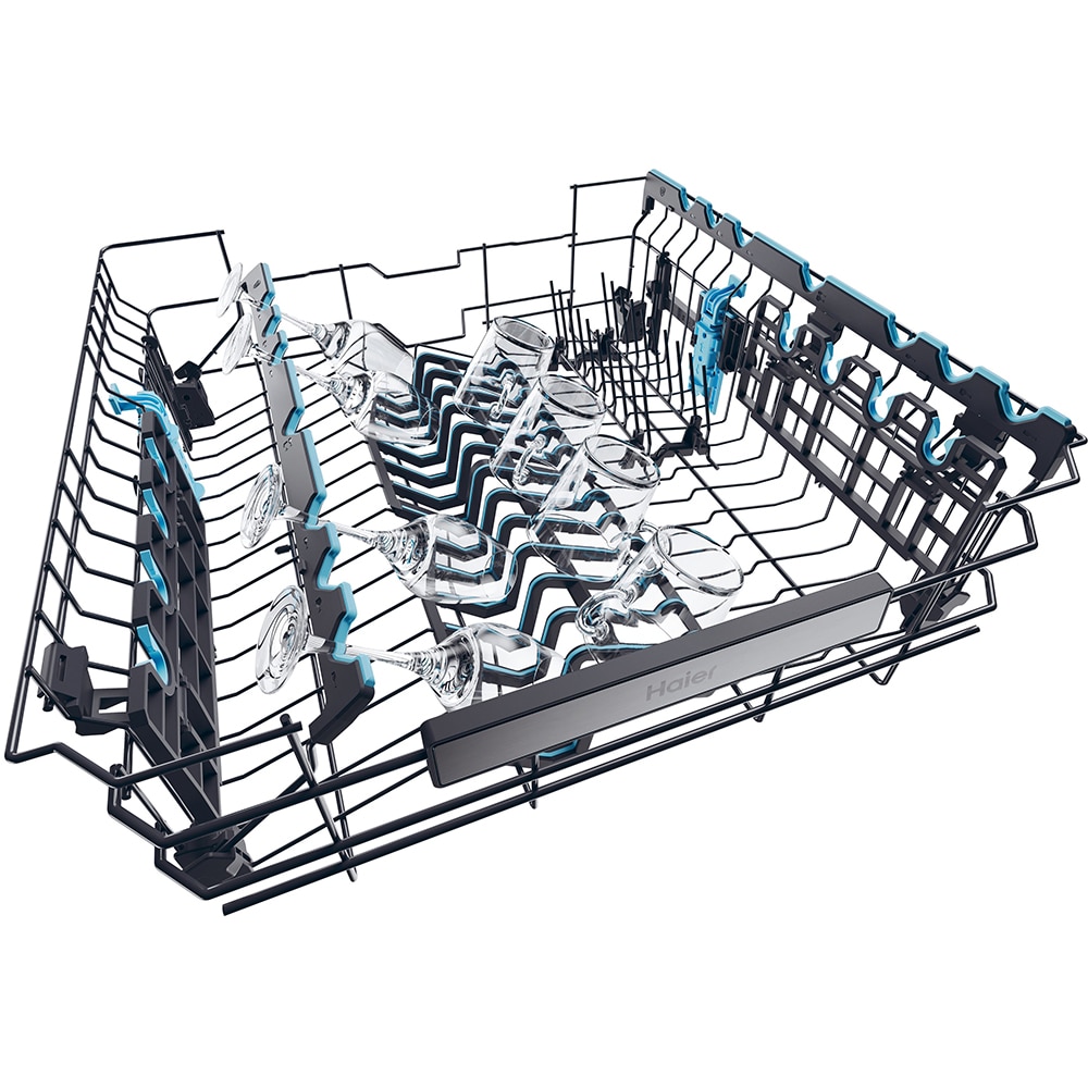 Masina de spalat vase incorporabila HAIER XI 6B0M3PB, 16 seturi, 10 programe, 60 cm, Clasa B, panou comanda negru