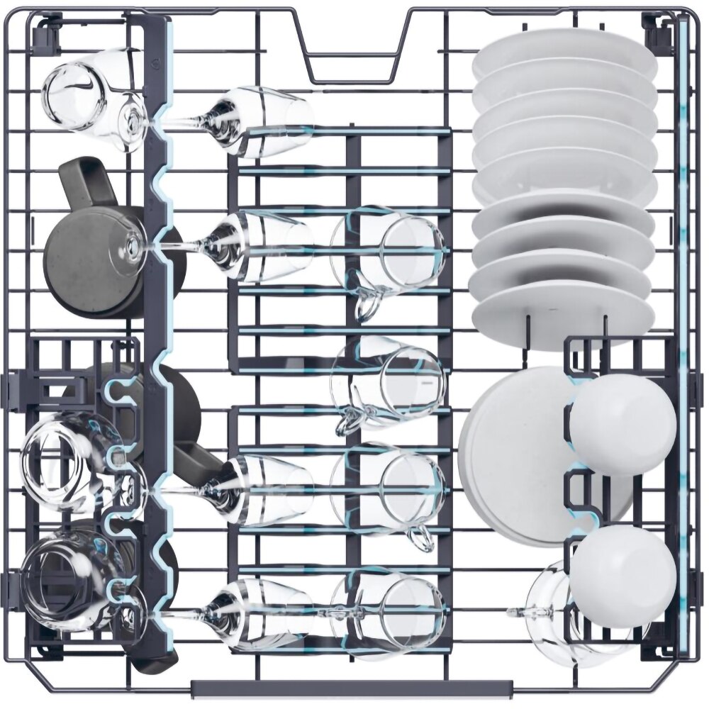 Masina de spalat vase incorporabila HAIER XS 4A4M4PB, 14 seturi, 10 programe, 60 cm, Clasa A, panou comanda negru