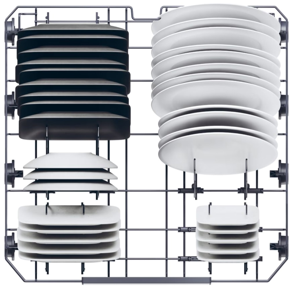 Masina de spalat vase incorporabila HAIER XS 4A4M4PB, 14 seturi, 10 programe, 60 cm, Clasa A, panou comanda negru