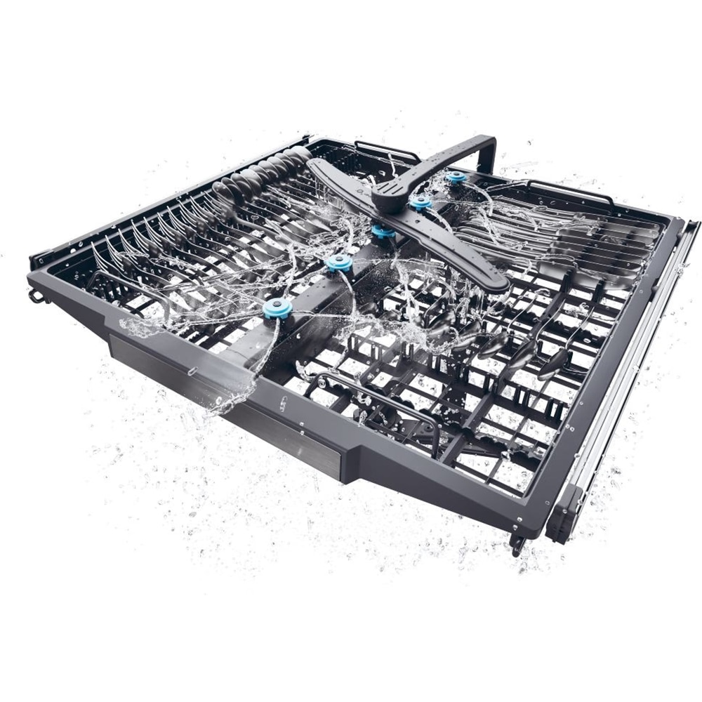 Masina de spalat vase incorporabila HAIER XS 4A4M4PB, 14 seturi, 10 programe, 60 cm, Clasa A, panou comanda negru