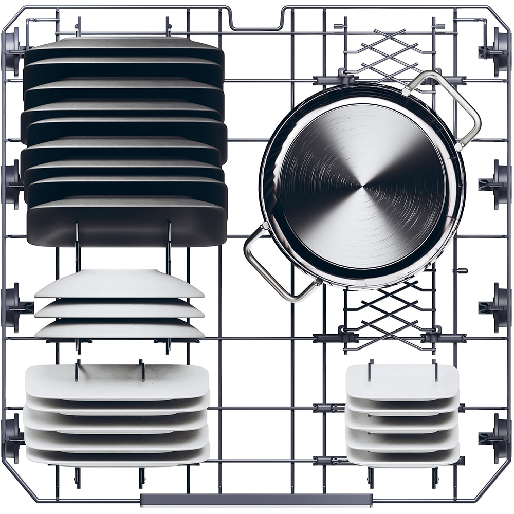 Masina de spalat vase incorporabila HAIER XS 6B1M3PB, 16 seturi, 10 programe, 60 cm, Clasa B, panou comanda negru