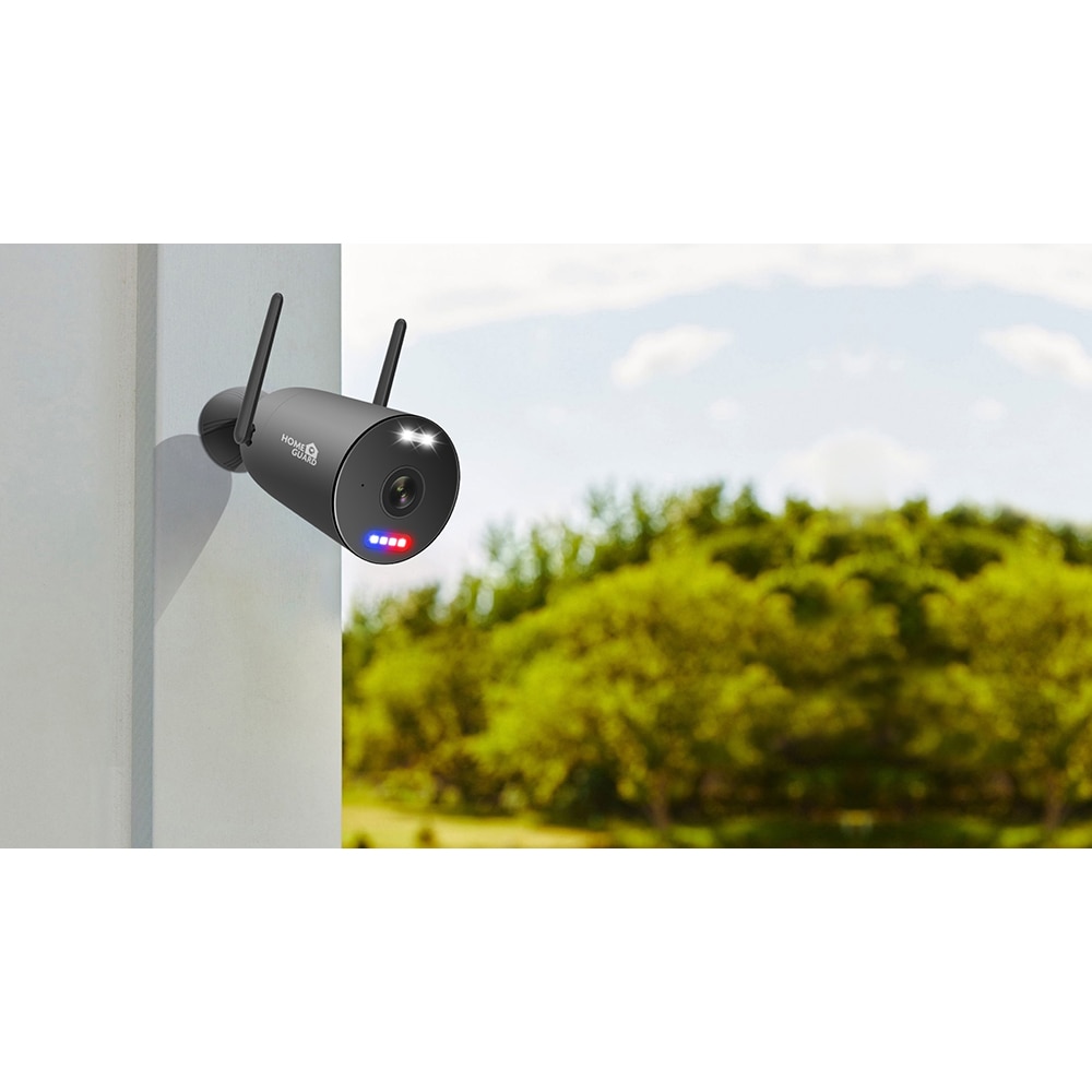 Kit de supraveghere video HOMEGUARD HGNVK109104, 5 Mp, 4 camere, 2880p, Wi-Fi, 10 canale, negru