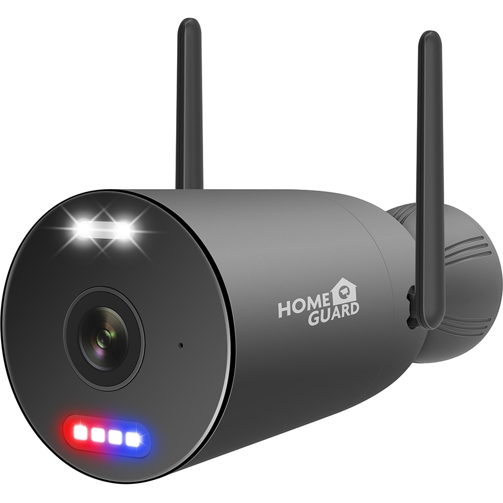 Kit de supraveghere video HOMEGUARD HGNVK109104, 5 Mp, 4 camere, 2880p, Wi-Fi, 10 canale, negru