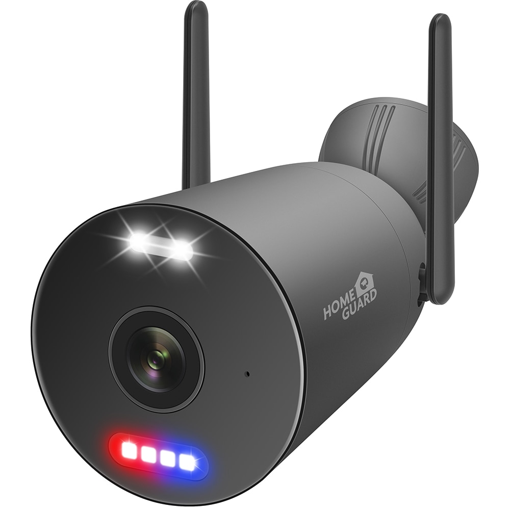 Kit de supraveghere video HOMEGUARD HGNVK109104, 5 Mp, 4 camere, 2880p, Wi-Fi, 10 canale, negru