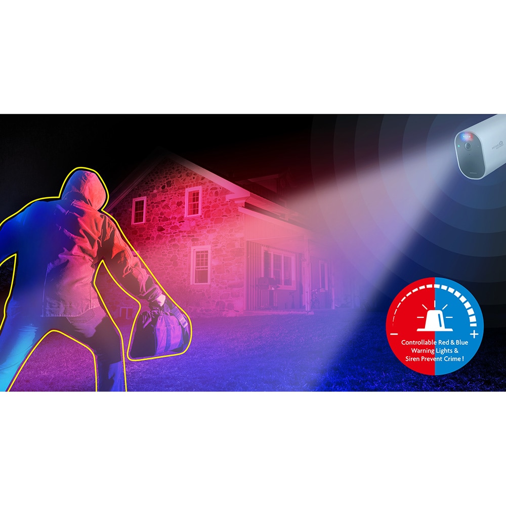 Kit de supraveghere video HOMEGUARD HGWNK-88102, 4MP, 2 camere, 1440p, Wi-Fi, 8 canale, alb