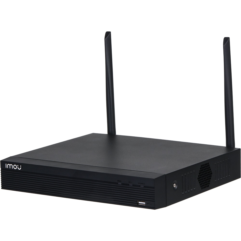 Kit de supraveghere video IMOU Bullet 2C, 4 camere, Full HD, Wi-Fi, 4 canale, alb