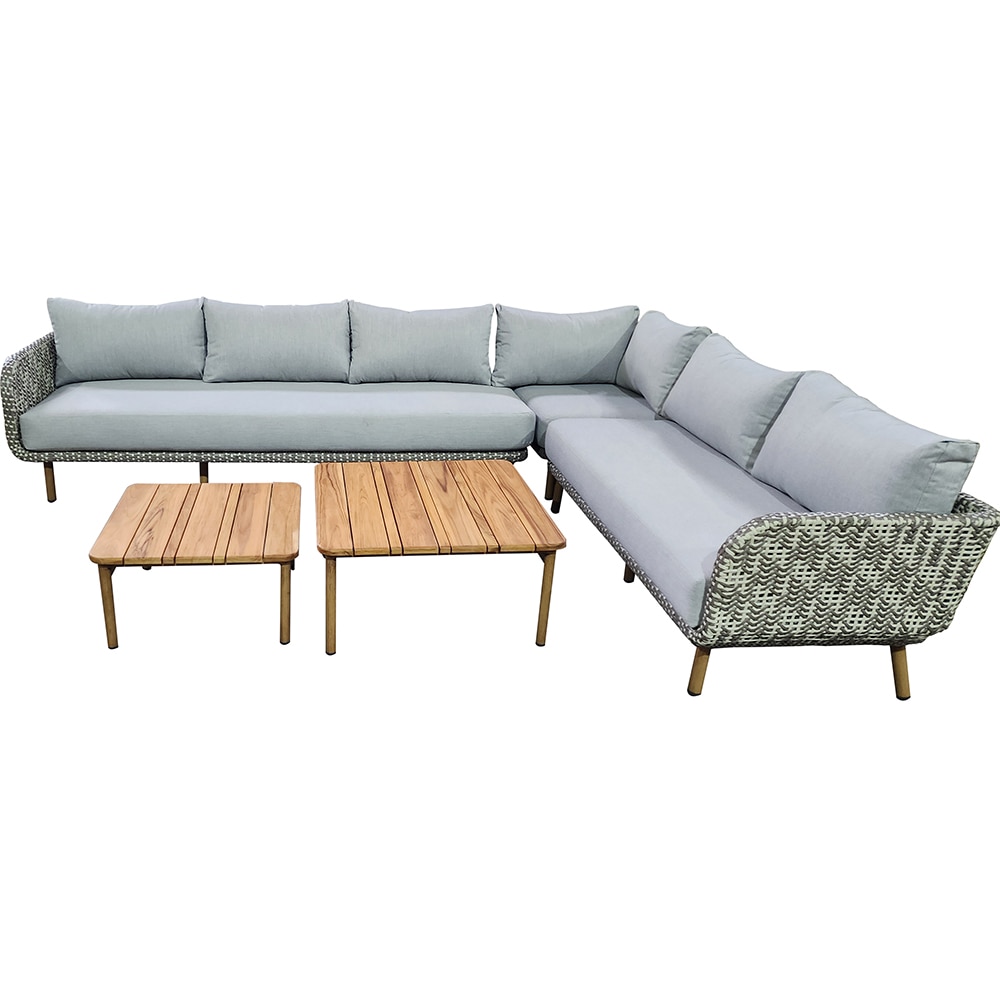 Set mobilier gradina MYRIA Positano, 5 piese, gri