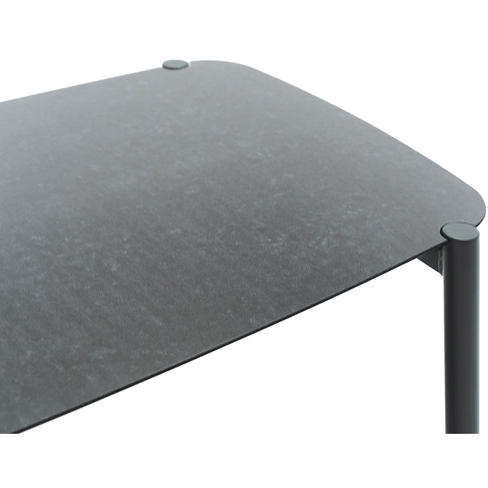 Set mobilier gradina MYRIA Monti, 4 piese, portocaliu-gri inchis