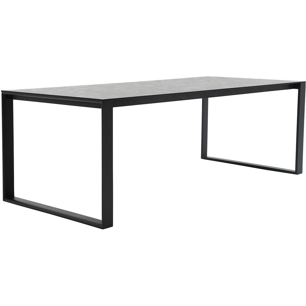 Masa terasa MYRIA Alexander, aluminiu, 220 x 100 x 74 cm, gri inchis