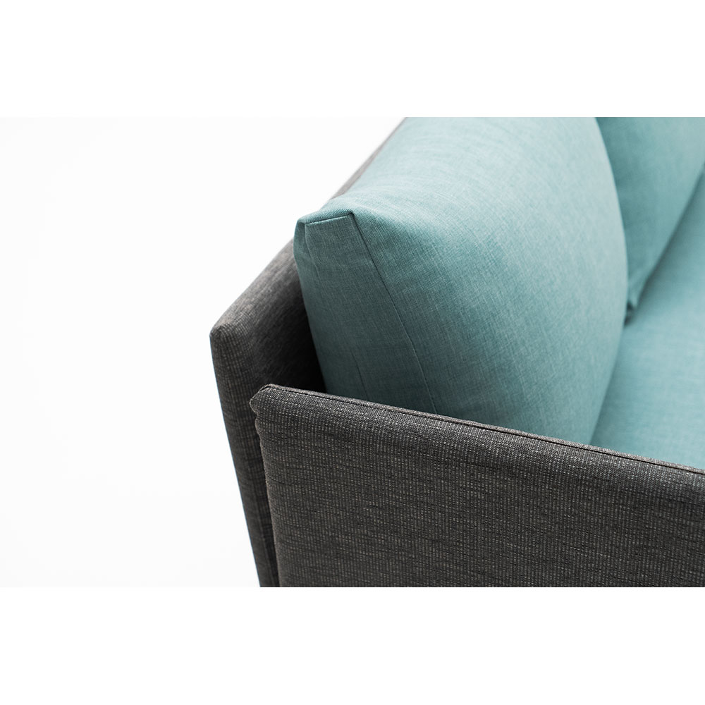 Set mobilier gradina MYRIA Paris, 3 piese, albastru-negru