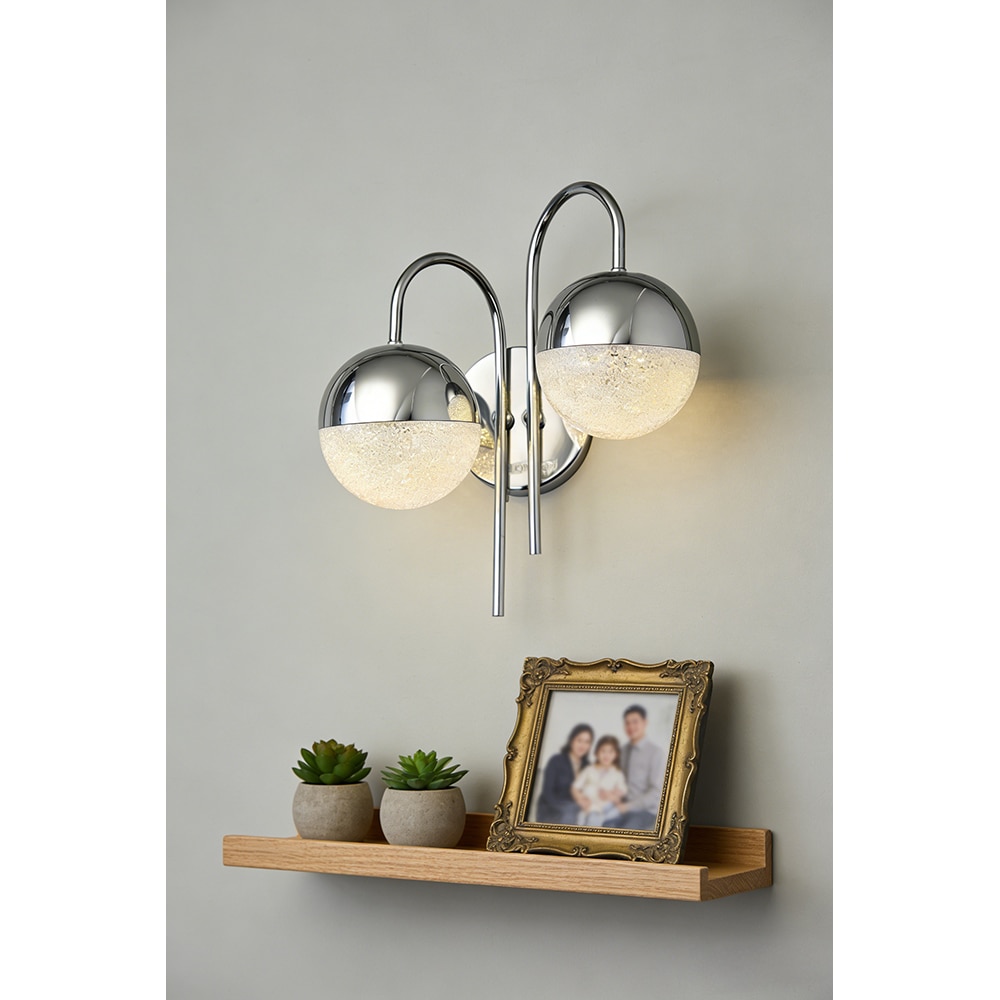 Aplica LED MYRIA Atomo MY10316CH, 10W, 613.8lm, 4000K, IP20, crom