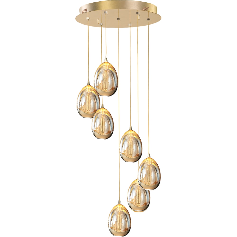 Lustra LED MYRIA MY10326GD, 34W, 2355lm, 4000K, IP20, auriu