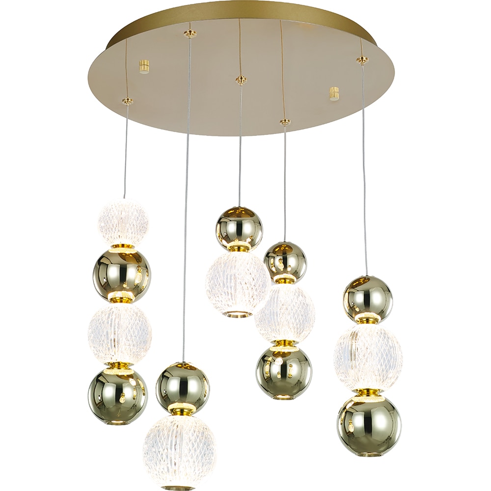 Lustra LED MYRIA Diamond MY10343GD, 31W, 2093.3lm, 4000K, IP20, auriu