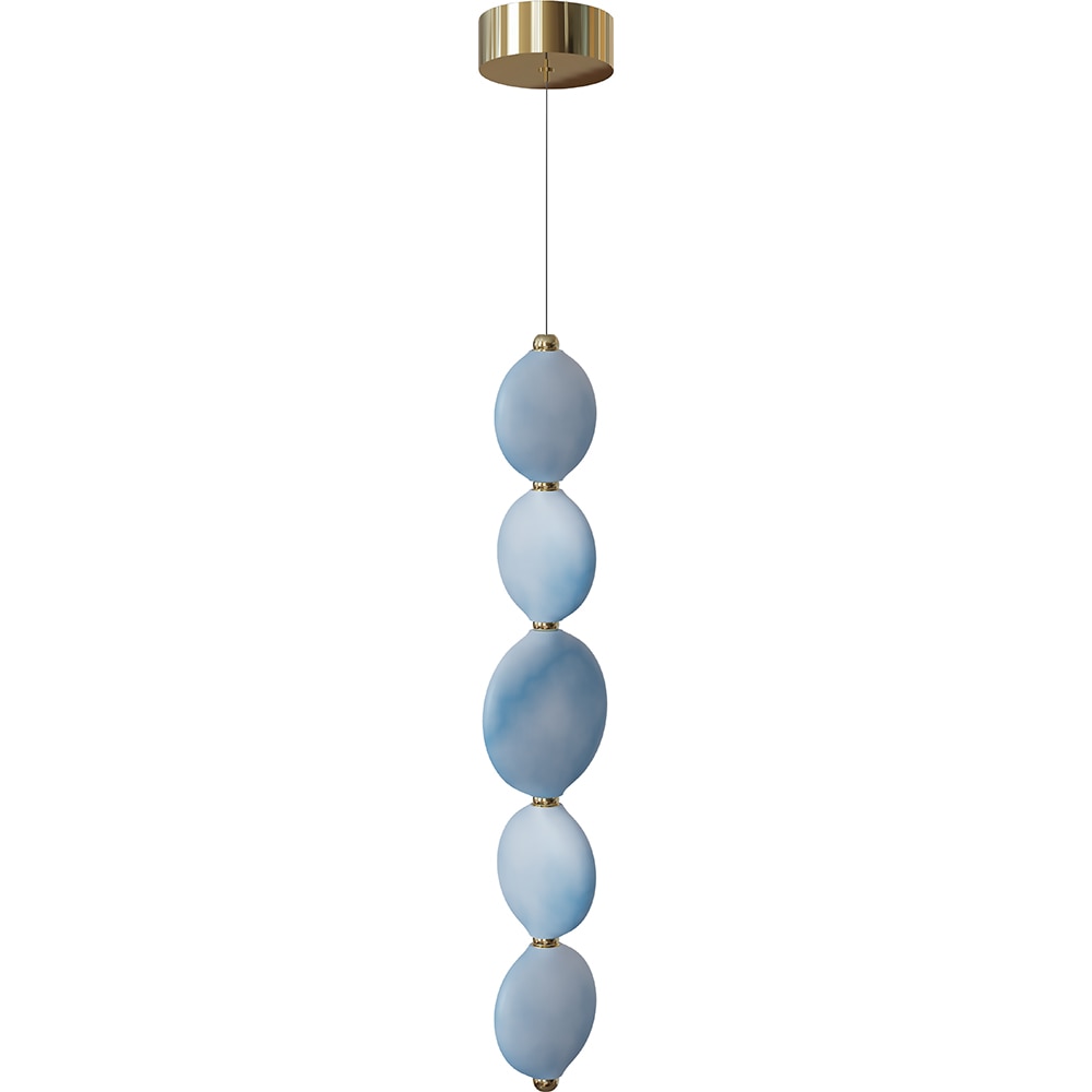 Pendul suspendat MYRIA Luna LED, 34W, 4000K, IP20, bleu