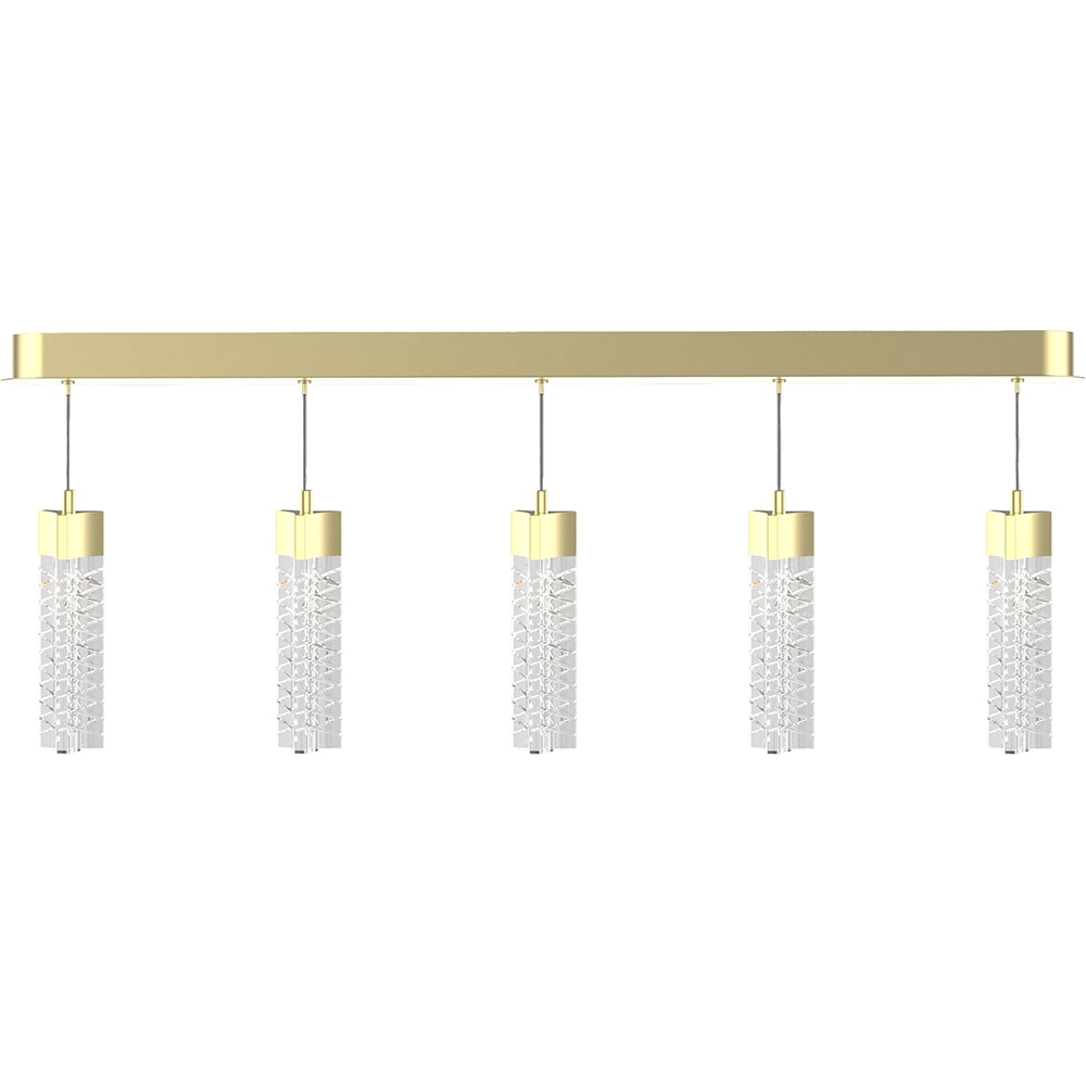 Lustra suspendata MYRIA Astra LED, 25W, 4000K, IP20, auriu
