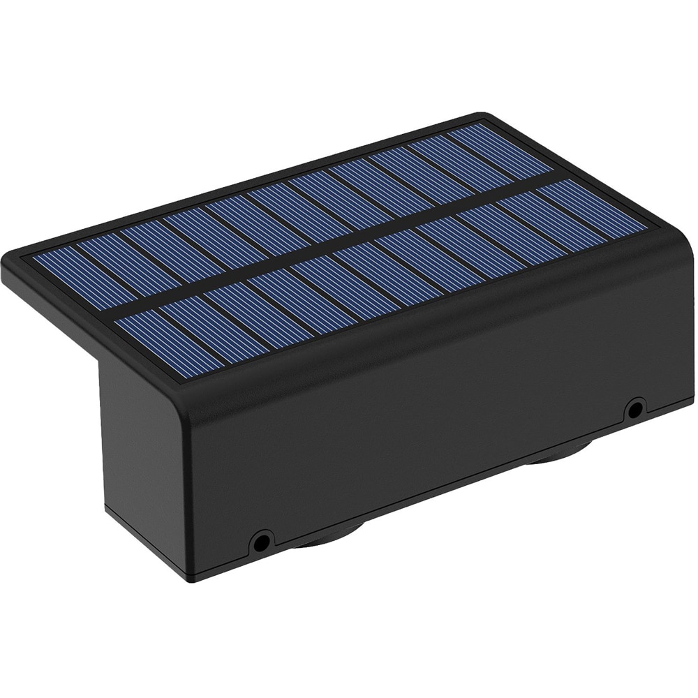 Aplica solara pentru balustrada MYRIA MY10387, IP44, negru, 2 bucati
