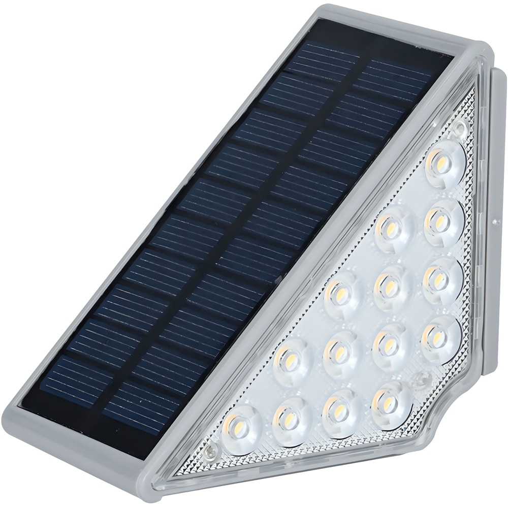 Lampa solara pentru scara MYRIA MY10400, IP44, argintiu, 2 bucati
