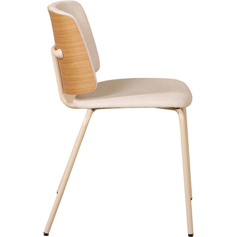 Scaun bucatarie MYRIA Karo, 44.5 x 53.5 x 78 cm, 2 bucati, bej