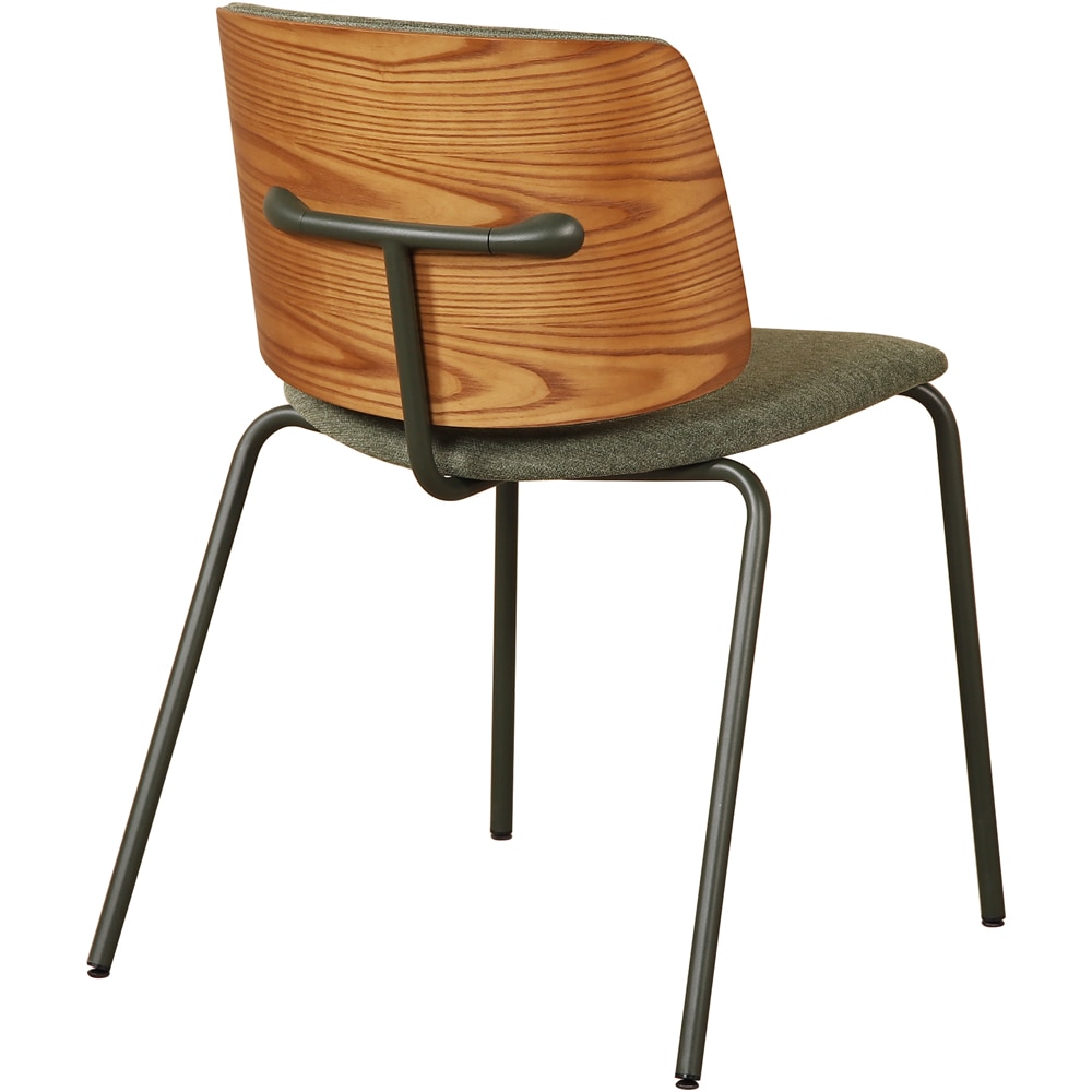 Scaun bucatarie MYRIA Karo, 44.5 x 53.5 x 78 cm, 2 bucati, verde