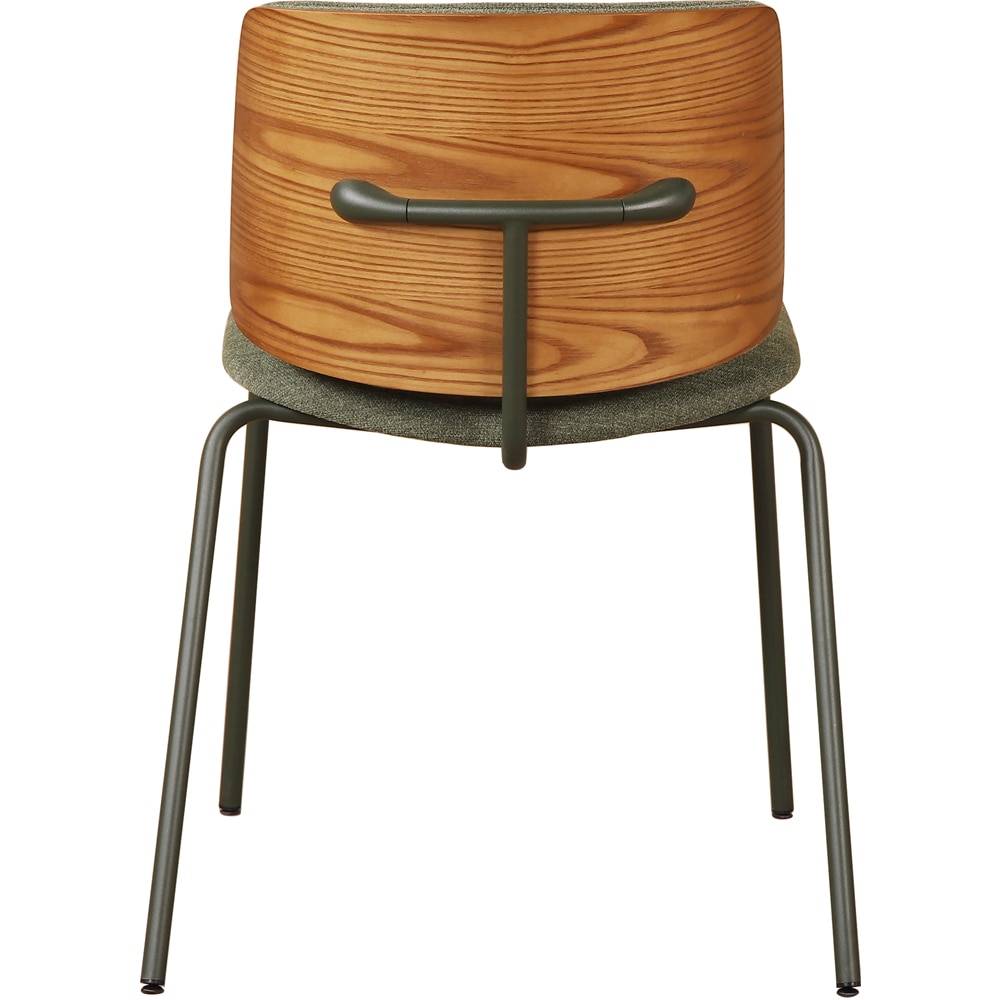 Scaun bucatarie MYRIA Karo, 44.5 x 53.5 x 78 cm, 2 bucati, verde