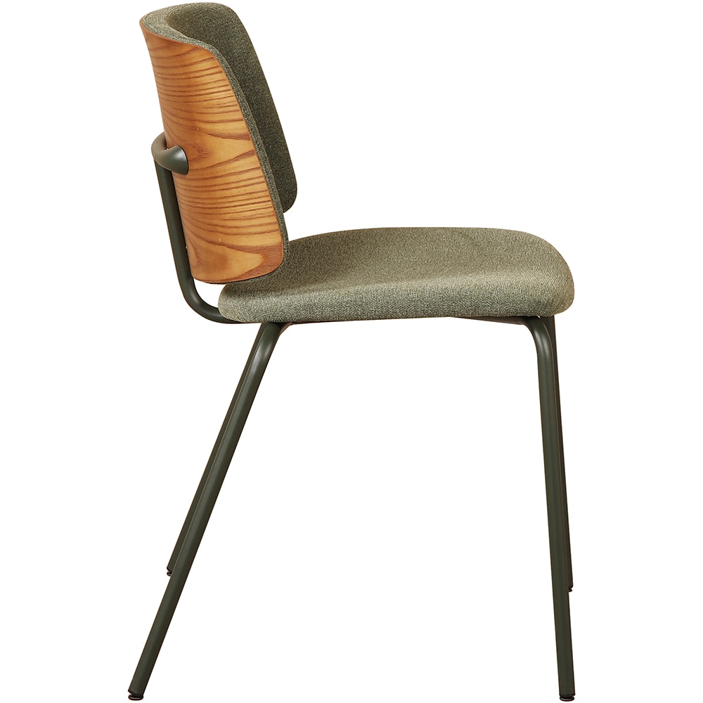 Scaun bucatarie MYRIA Karo, 44.5 x 53.5 x 78 cm, 2 bucati, verde