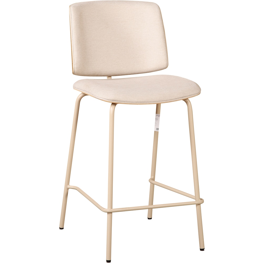 Scaun bar MYRIA Karo, 46 x 53.5 x 97 cm, 2 bucati, bej