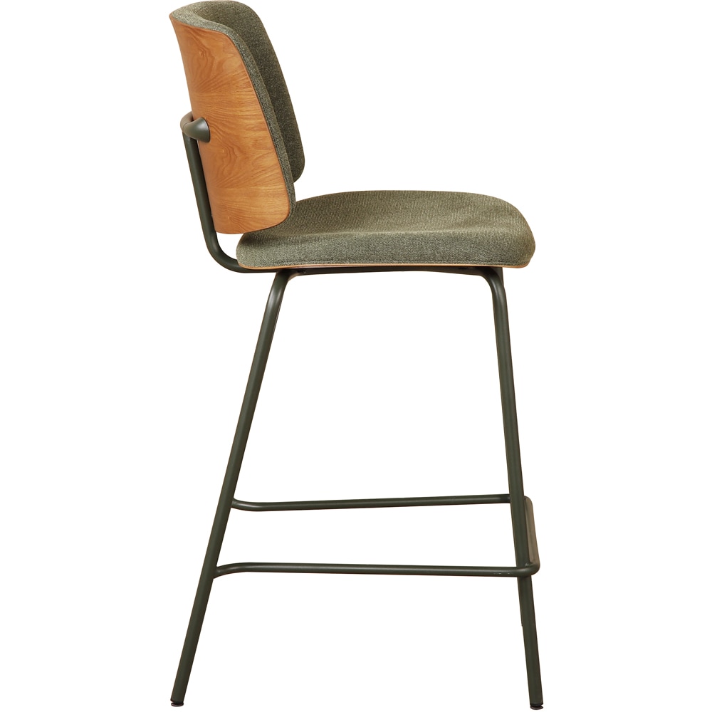 Scaun bar MYRIA Karo, 46 x 53.5 x 97 cm, 2 bucati, verde