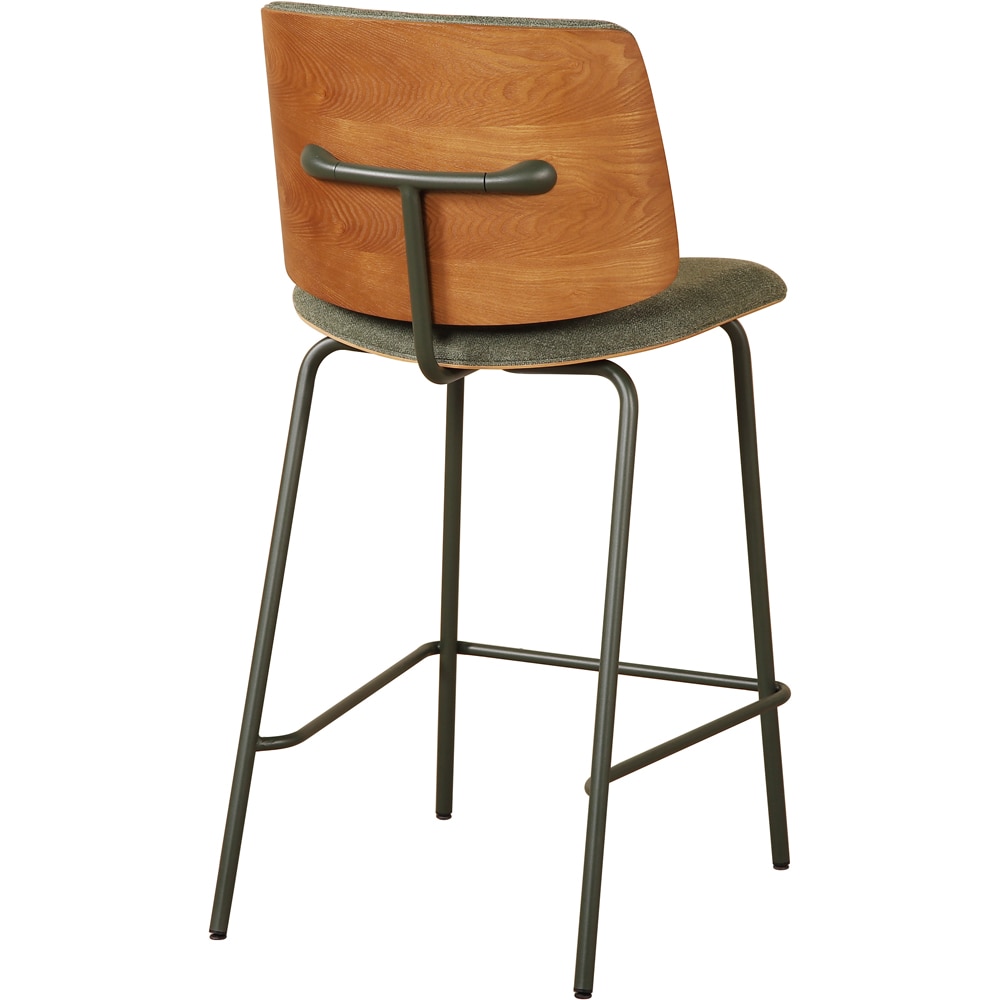 Scaun bar MYRIA Karo, 46 x 53.5 x 97 cm, 2 bucati, verde