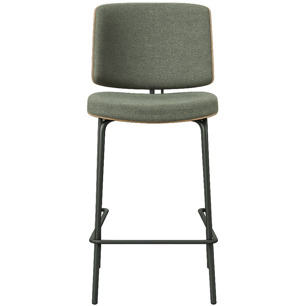 Scaun bar MYRIA Karo, 46 x 53.5 x 97 cm, 2 bucati, verde