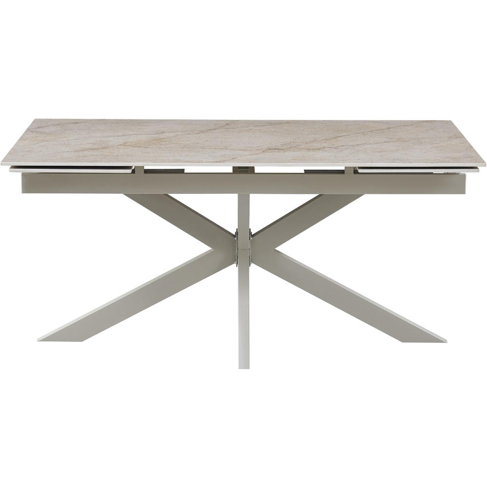 Masa extensibila MYRIA NDT-2622, piatra sintetizata, 160-240 x 90 x 75 cm, bej
