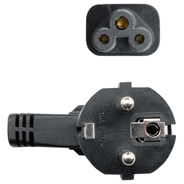 Cablu de alimentare MYRIA MY8720, 1.5m, negru