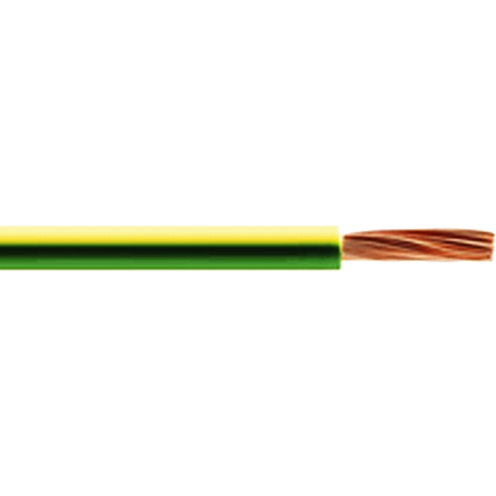 Conductor electric OMNICABLE, MYF, 1 x 4mm2, verde-galben, metru