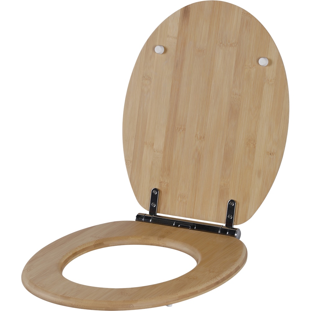 Capac WC GOODHOME Cervia MZ328UK20, inchidere lenta, duroplast, maro