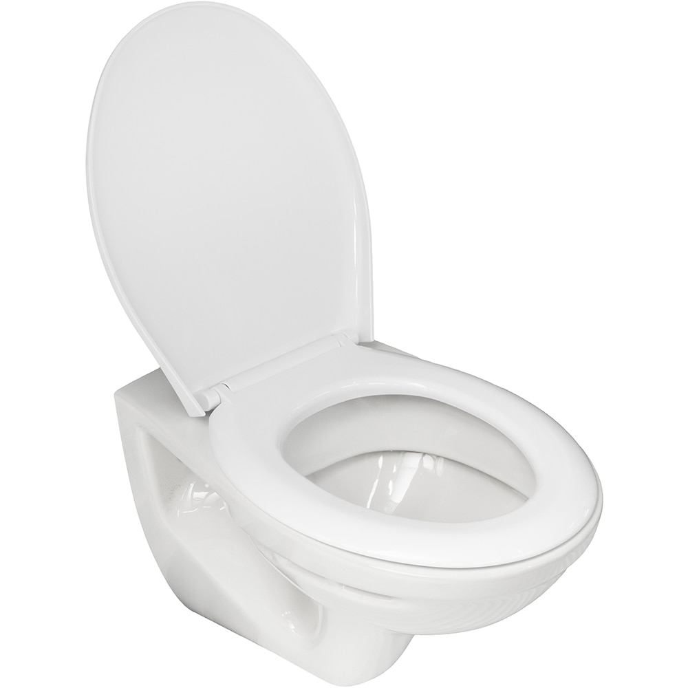 Vas WC suspendat cu capac Sinemo, 54 x 40 x 40 cm, ceramic, alb