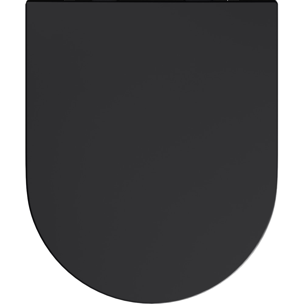 Capac WC GOODHOME Cavally N-001(B), inchidere lenta, duroplast, negru