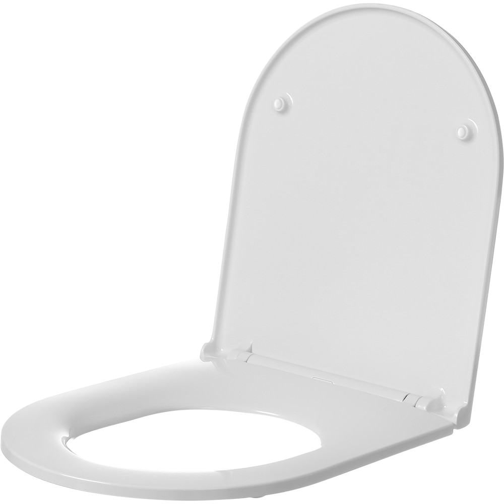 Capac WC GOODHOME Cavally N-001, inchidere lenta, duroplast, alb