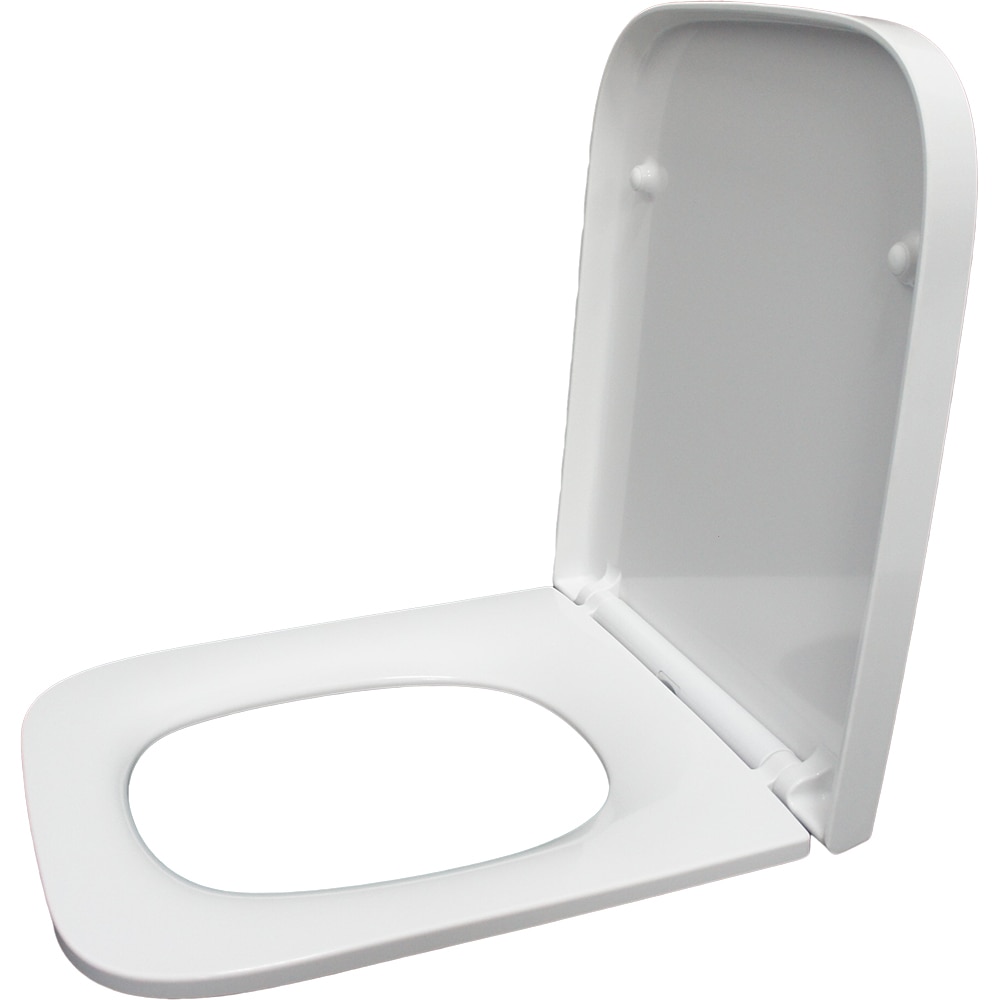 Capac WC GOODHOME Teesta N-003, inchidere lenta, duroplast, alb
