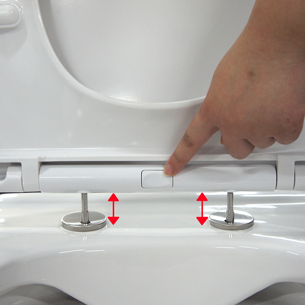 Capac WC GOODHOME Teesta N-003, inchidere lenta, duroplast, alb