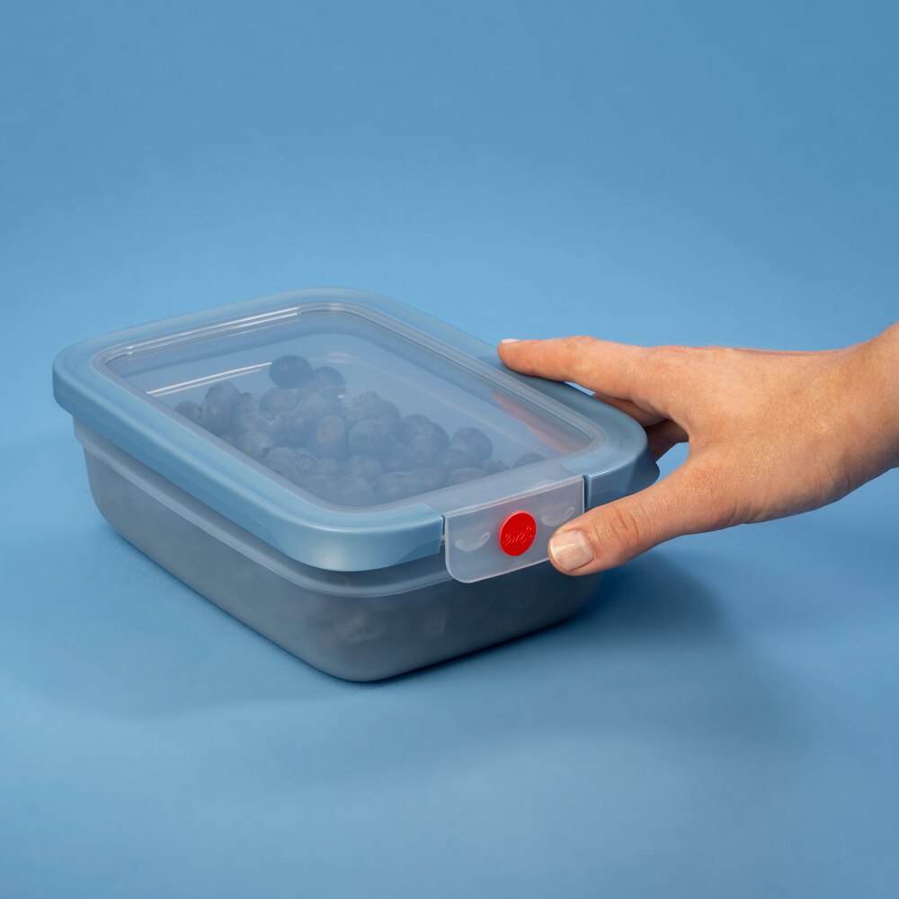 Set caserole TEFAL Oneclick N1230210, 3 piese, 0.5-2.3l, plastic, albastru