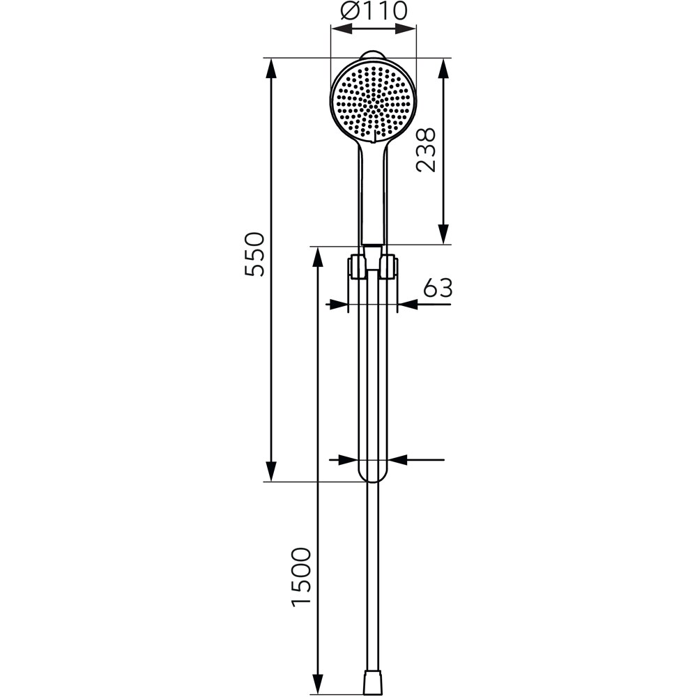 Set dus FERRO Nostris N99, 3 functii, crom