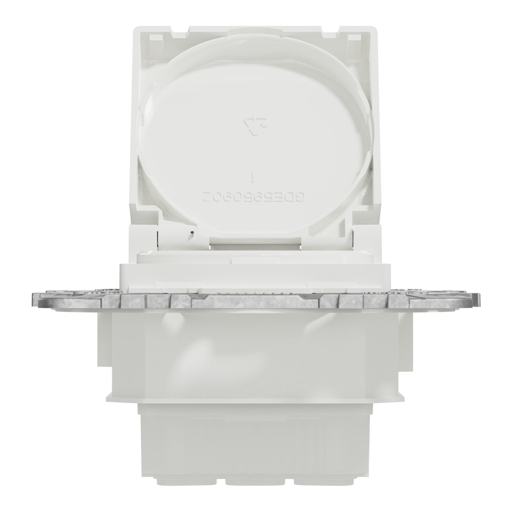 Priza SCHNEIDER Noua Unica NU508218, IP44, Suport fixare, Capac, Obturatoare, alb