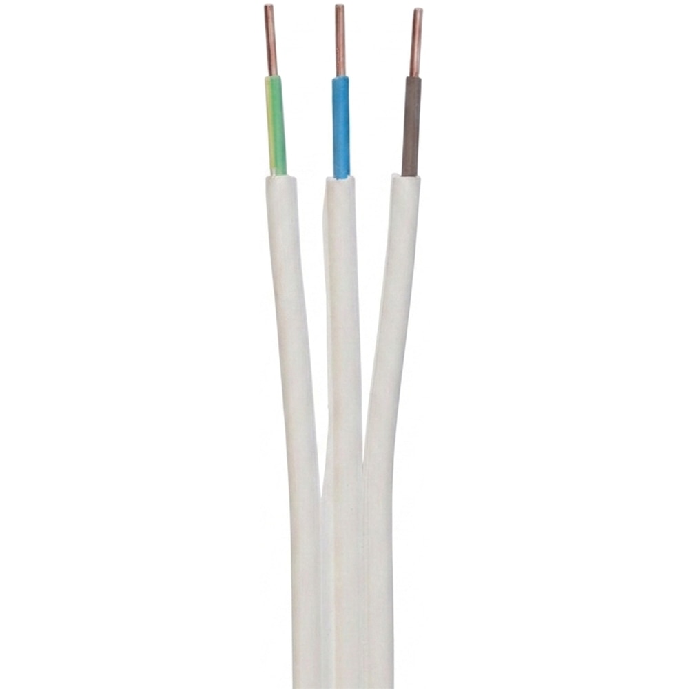Cablu electric OMNICABLE, NYIFY-J, 3 x 2.5, 10m, alb