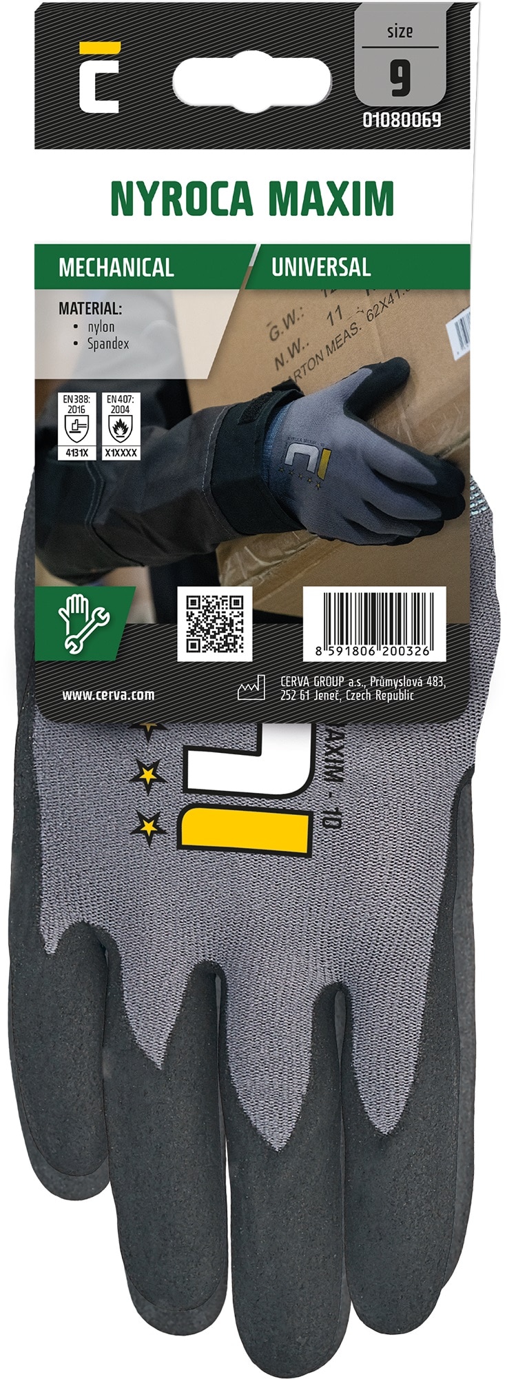 Manusi de protectie, marimea 10 IMERSAT NYROC