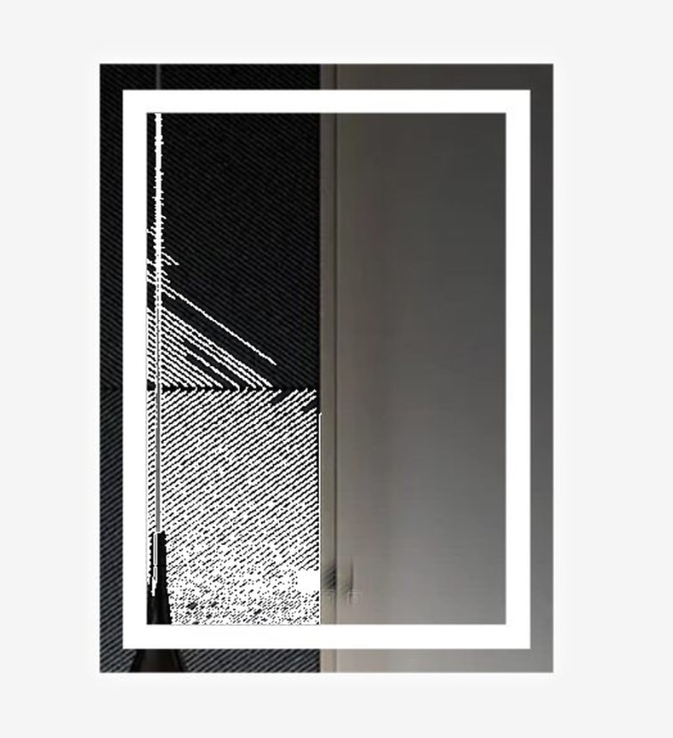 Oglinda baie, LED, 60 x 70 cm  WoodArt