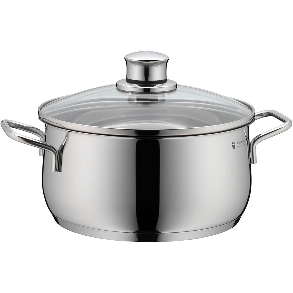 Set vase WMF Diadem Plus 733556040, 5 piese, 16-24cm, 1.5-6.5l, inox argintiu