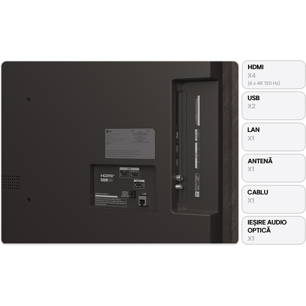 Televizor OLED Smart LG 48B53LA, Ultra HD 4K, HDR, 121cm