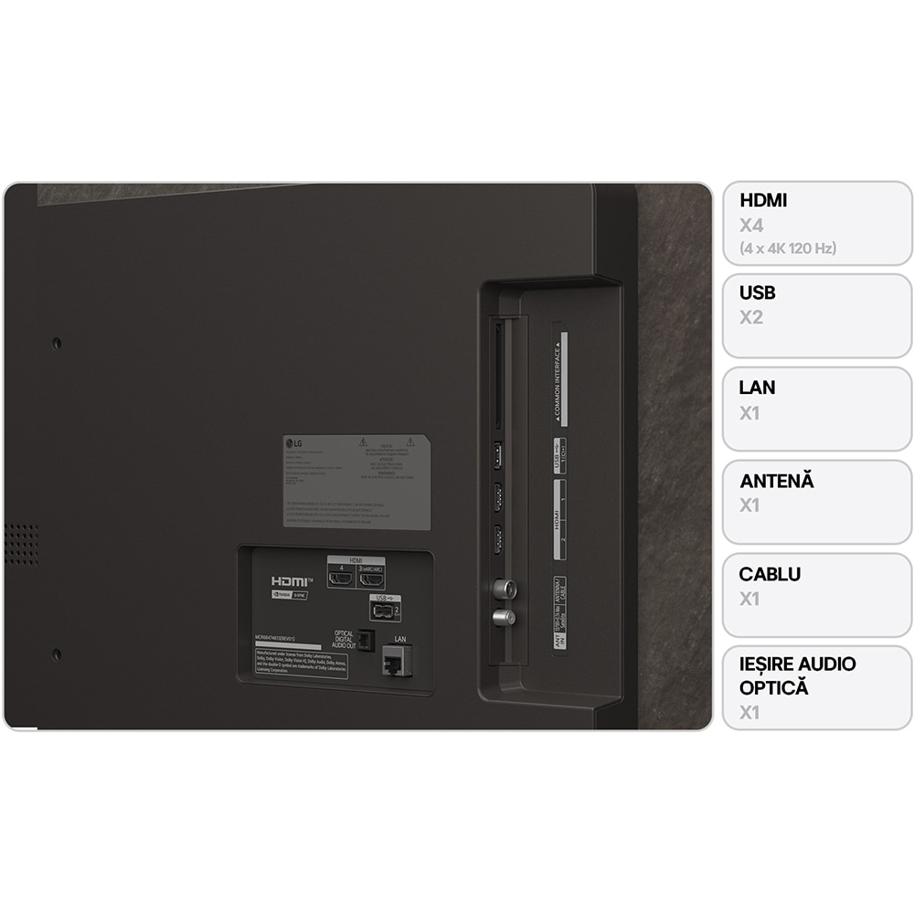 Televizor OLED Smart LG 65B53LA, Ultra HD 4K, HDR, 164cm